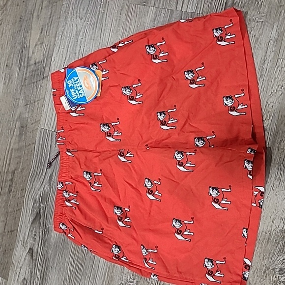 COLUMBIA Red Georgia Bulldogs Big and Tall Backcast Shorts - Picture 4 of 10
